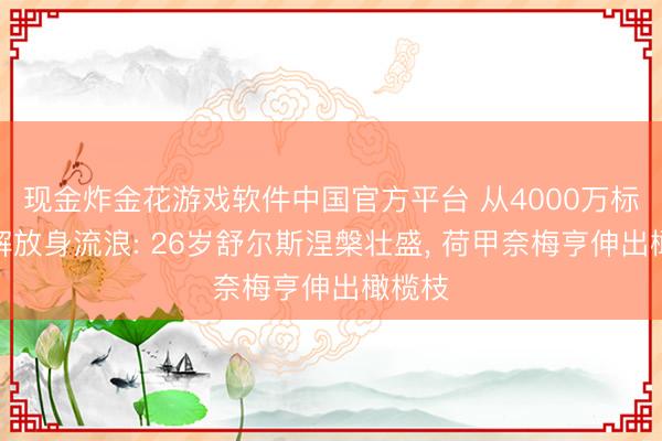 现金炸金花游戏软件中国官方平台 从4000万标价到解放身流浪: 26岁舒尔斯涅槃壮盛， 荷甲奈梅亨伸出橄榄枝