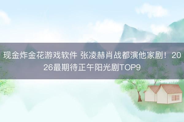 现金炸金花游戏软件 张凌赫肖战都演他家剧！2026最期待正午阳光剧TOP9